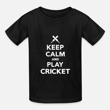 Keep Calm and Play Cricket Kids T-Shirt 