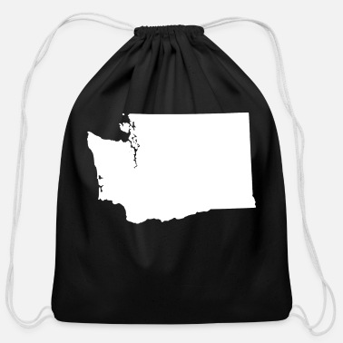 Washington State Solid - Cotton Drawstring Bag