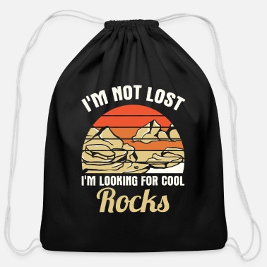 Cool Geologist Collector Rock - Cotton Drawstring Bag