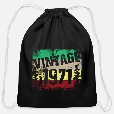 VINTAGE 1971 - Cotton Drawstring Bag
