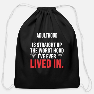 Adulthood Straight Up The Worst Funny Tote Bag