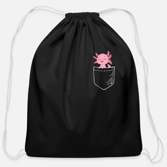 Drawstring Backpack Axolotls Rucksack 