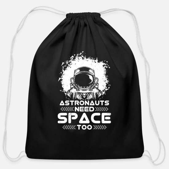 Drawstring Backpack Astronaut Space Planet Galaxy Shoulder Bags 