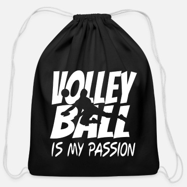 Player Volleyball Player Team - Cotton Drawstring Bag