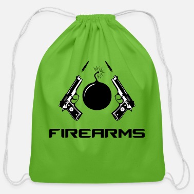 Firearm firearms - Cotton Drawstring Bag