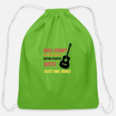 Need How Many Guitars Does A Guitar Player Need Just On - Cotton Drawstring Bag