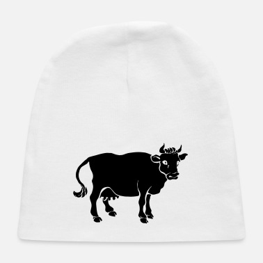 Silhouette cow silhouette - Baby Cap