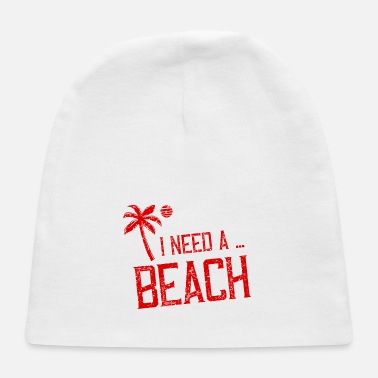 Caribbean Summer Beach Sea Vacation Saying - Baby Cap