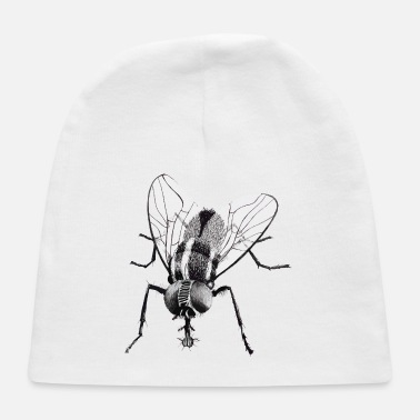 Fly Black fly insect - Baby Cap
