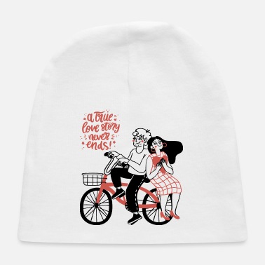 Husband A True Love Story Never Ends Happy Valentine&#39;s day - Baby Cap