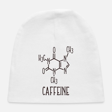 Morning Caffeine Molecular Structure Chemistry - Baby Cap
