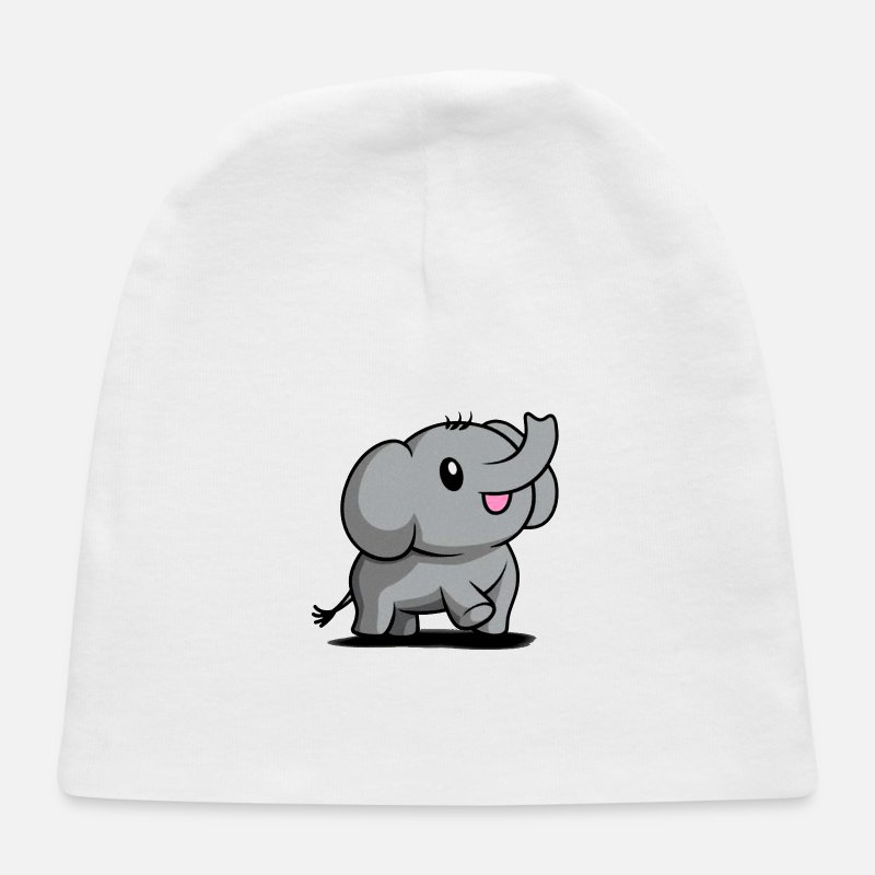 Cute Baby Elephant Cartoon' Baby Cap | Spreadshirt
