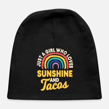 Cloud girl who loves sunshine and tacos - Baby Cap