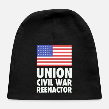 Union Jack Historical American Civil War Reenactor Union - Baby Cap
