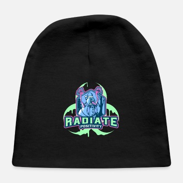 Radioactive Radiation Puns - Snow Man - Radiate Positivity - Baby Cap