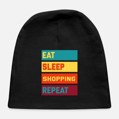 Skirt Eat Sleep Shopping Repeat Hipster Edition - Baby Cap