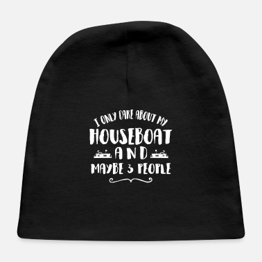 Care Old Man With A Houseboat Houseboat Gift For Father - Baby Cap