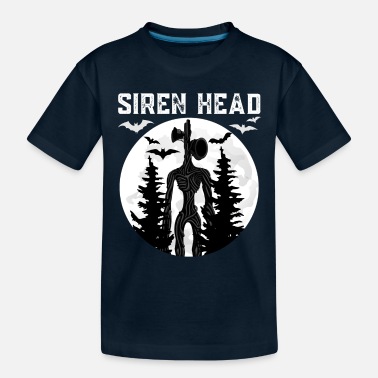 Mythical Beast Siren Head in a Full Moon - Toddler Organic T-Shirt