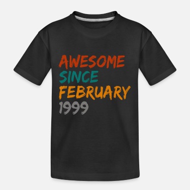 Vintage awesome since february 1999 - Kid’s Organic T-Shirt