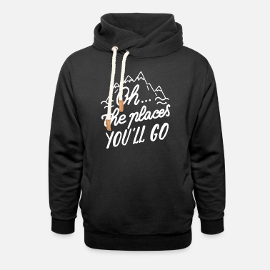 Mountain Places - Unisex Shawl Collar Hoodie