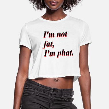 Threads For The Naked phat threads - Women&#39;s Cropped T-Shirt