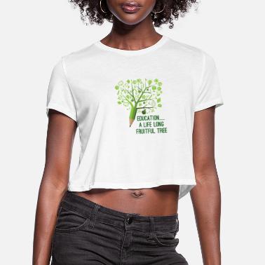 Education-culture Education - Women&#39;s Cropped T-Shirt