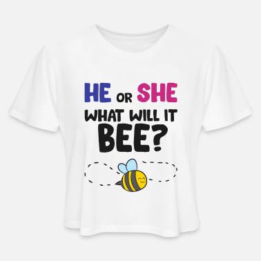He Or She What Will It Bee Gender Reveal Pregnacy Women S T Shirt Spreadshirt