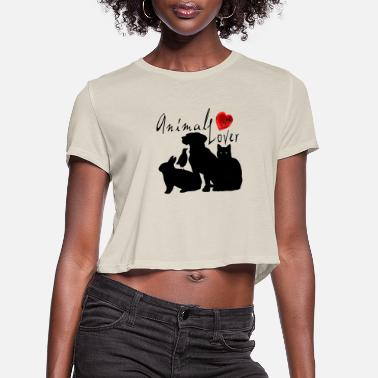 Animal Lover Animal Lover - Women&#39;s Cropped T-Shirt