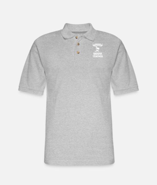 teacher sexy math teacher geography teacher biol Men's Pique Polo Shirt | Spreadshirt