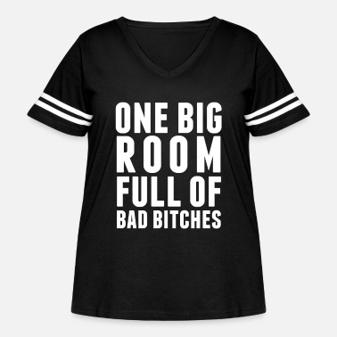 Women/'s BAD BITCH Fashion T-Shirt LADY FIT Black /& White Female style Tshirts