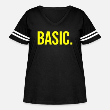 Basic BASIC. basic - Women&#39;s Curvy Vintage Sports T-Shirt