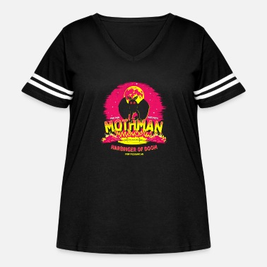 Doom Funny Mothman Harbinger Of Doom Funny Cryptid Gift - Women&#39;s Curvy Vintage Sports T-Shirt