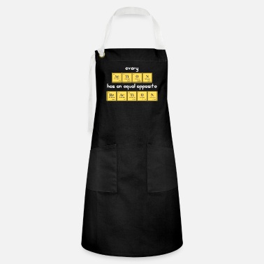 Periodic Table Classic Nerdy Chemistry and Physicist Physics Love - Artisan Apron