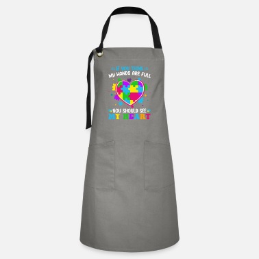 Graphic Art If You Think My Hands Are Full You Should See My - Artisan Apron