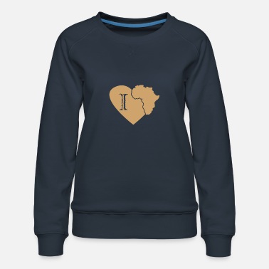 Love Africa Loving Africa - Women&#39;s Premium Slim Fit Sweatshirt