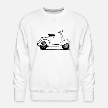 Sweat Shirt Hoodie Vespa Man Youngtimer Vintage Moped Scooter Sweater 