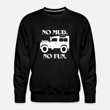 MUD LOVER Land Rover inspired Men's Ladies funny Gildan printed hoodie hoody