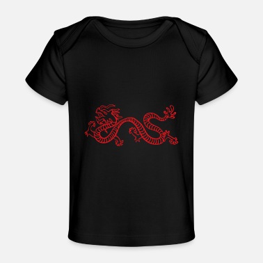 Dragon Red Chinese Dragon - Baby Organic T-Shirt