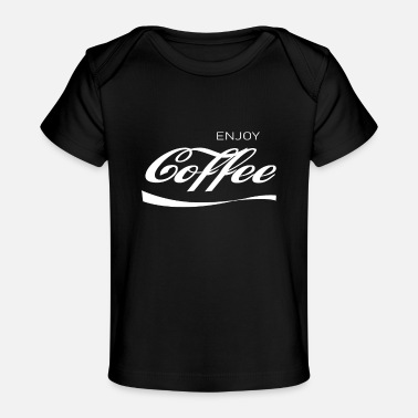 Cappuccino Enjoy Coffee Design - Baby Organic T-Shirt