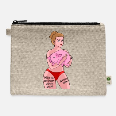 Animal Rights Activists Animal Rights Activist Vegan Veganism - Carry All Pouch
