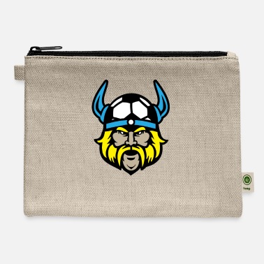 Vikings Soccer Viking Comic - Carry All Pouch