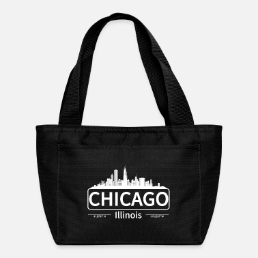 Cityscape Chicago Illinois Skyline, Travel to Chicago - Lunch Bag
