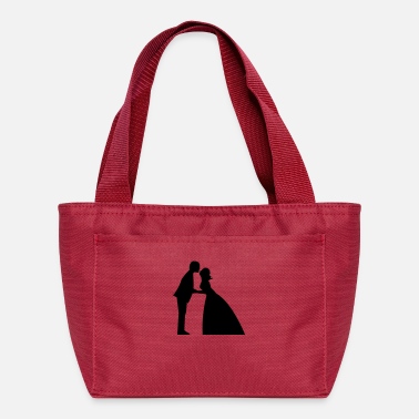Gown Wedding kiss in bridal gown and suit - Lunch Bag