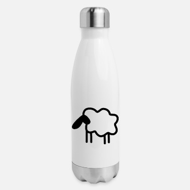 Wool Sheep Wool - Insulated Stainless Steel Water Bottle
