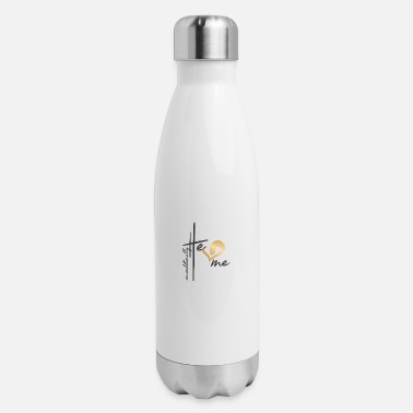 Jesus Christian Design He Loves Me Unconditionally - Insulated Stainless Steel Water Bottle