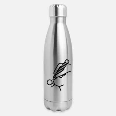 Stick Figure stick figure - Insulated Stainless Steel Water Bottle