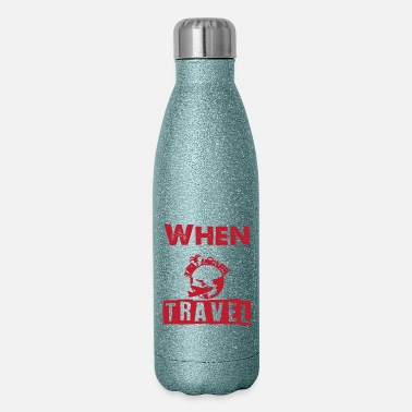 Trip travel trip world trip - Insulated Stainless Steel Water Bottle