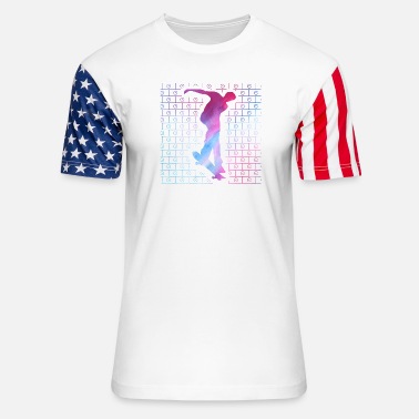 Skateboard64 G - Unisex Stars &amp; Stripes T-Shirt