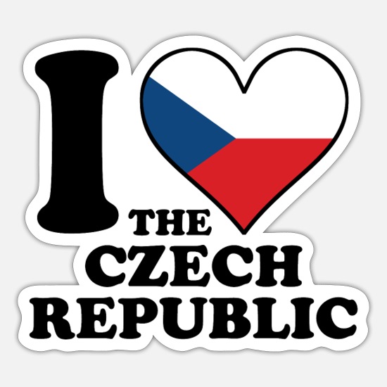 Czech heart Sticker