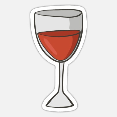 Red Wine red wine - Sticker